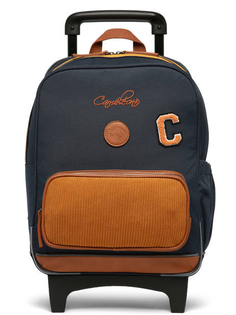 2-compartment Wheeled Schoolbag Vintage Urban Cameleon Blue vintage urban SR40 other view 8