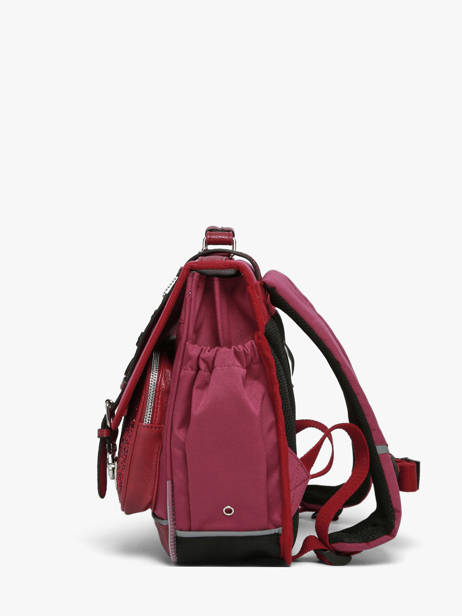 Satchel For Kids 2 Compartments Vintage Fantasy Cameleon Violet vintage fantasy CA35 other view 3