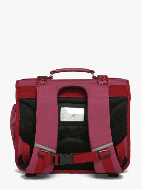 Satchel For Kids 2 Compartments Vintage Fantasy Cameleon Violet vintage fantasy CA35 other view 5