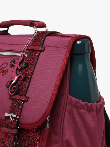 Satchel For Kids 2 Compartments Vintage Fantasy Cameleon Violet vintage fantasy CA35 other view 6