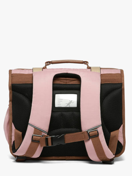 Cartable Enfant 2 Compartiments Cameleon Marron vintage fantasy CA38 vue secondaire 5