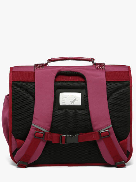 Satchel For Kids 3 Compartments Vintage Fantasy Cameleon Violet vintage fantasy CA41 other view 5
