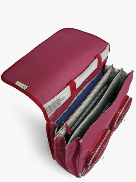3-compartment Wheeled Satchel Vintage Fantasy Cameleon Violet vintage fantasy CR41 other view 4