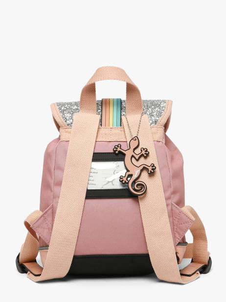 1 Compartment Backpack Vintage Fantasy Cameleon Pink vintage fantasy SD25 other view 5