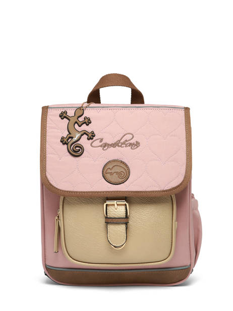 1 Compartment Backpack Vintage Fantasy Cameleon Pink vintage fantasy SD30 other view 7