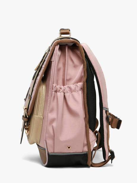 2-compartment Vintage Fantasy Backpack Cameleon Pink vintage fantasy SD39 other view 3