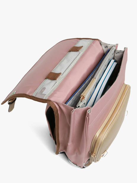 2-compartment Vintage Fantasy Backpack Cameleon Pink vintage fantasy SD39 other view 4