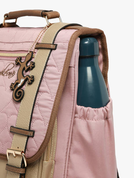 2-compartment Vintage Fantasy Backpack Cameleon Pink vintage fantasy SD39 other view 6