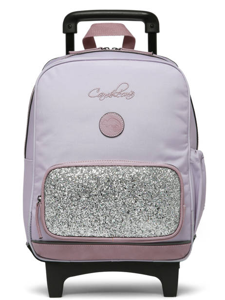 2-compartment Wheeled Schoolbag Cameleon Violet vintage fantasy SR40 other view 8