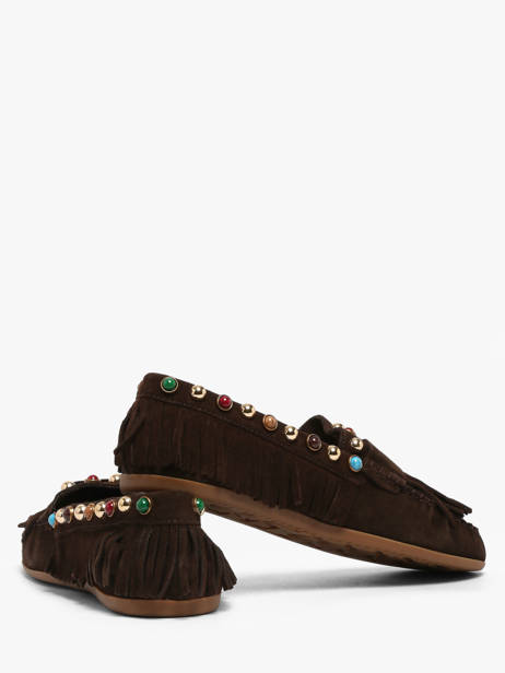 Moccasins In Leather Inuovo Brown women 29015SMN other view 2