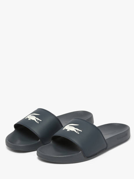 Claquettes Lacoste Bleu men 9CMA0041 vue secondaire 1
