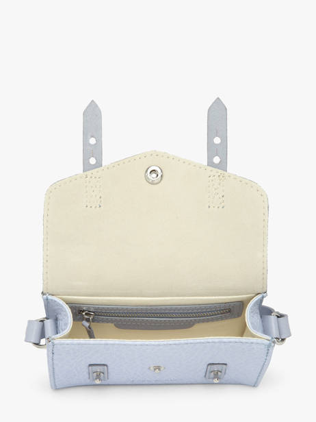 Shoulder Bag Le Mini Indispensable Lavande Leather Paul marius Blue lavande MINILAV other view 2