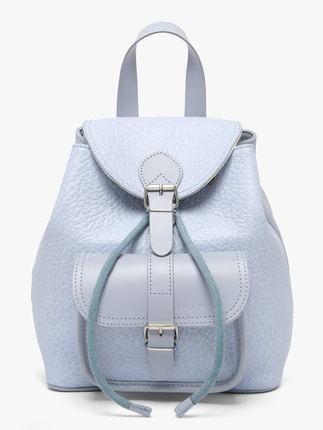 Backpack Baroudeur Lavande Leather Paul marius Blue lavande BAROULAV