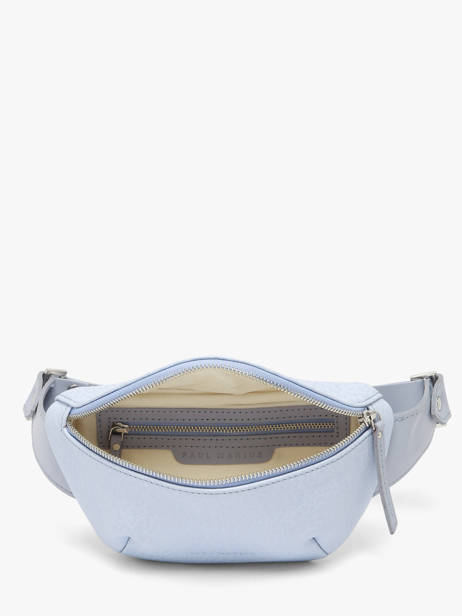 Leather Lavande Belt Bag Paul marius Blue lavande BANASLAV other view 2