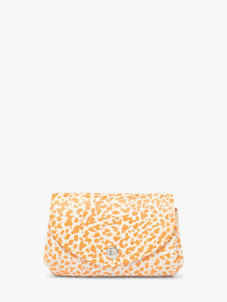 Leather Gustave Orangeade Coin Purse Paul marius Orange orangeade GUSTAORA