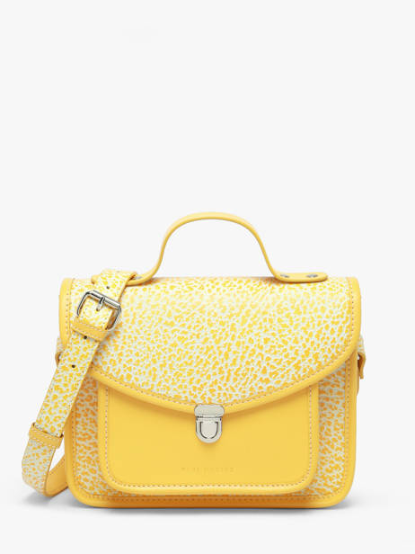 Leather Melle George Citronade Crossbody Bag Paul marius Yellow citronade GEORGCIT