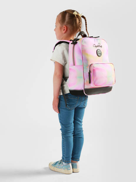 1 Compartment Backpack Vintage Fantasy Cameleon Pink vintage fantasy SD33 other view 1
