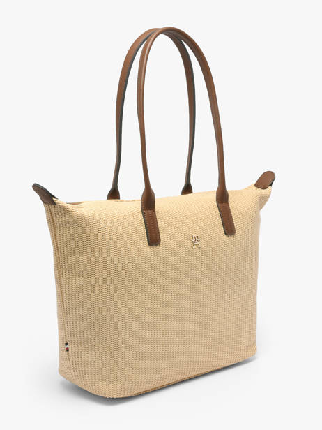 Shoulder Bag Popette Polyurethane Tommy hilfiger Beige popette AW18528 other view 1