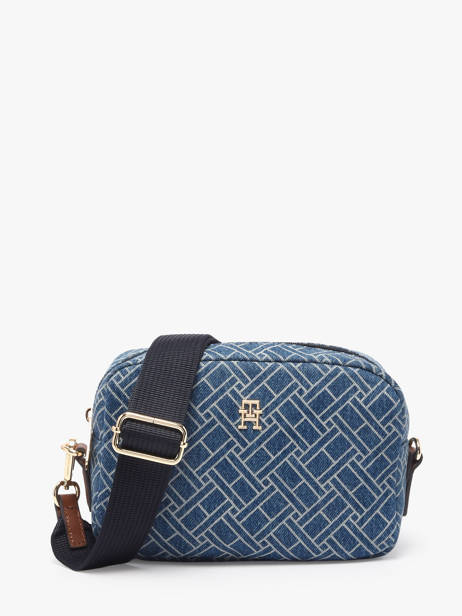 Shoulder Bag Popette Cotton Tommy hilfiger Blue popette AW18610