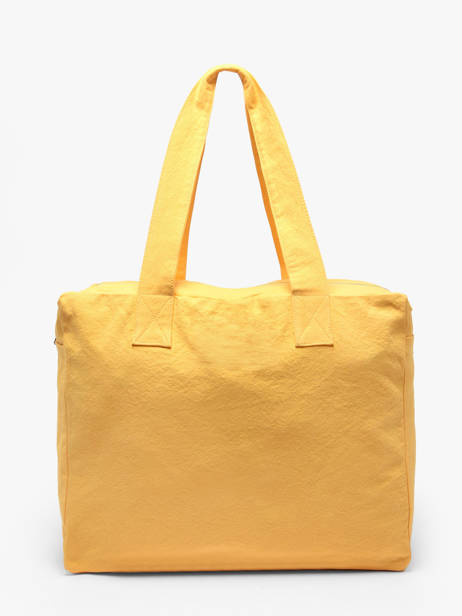 Shoulder Bag Célestins Recycled Coton Rivedroite Yellow timeless CELESTIM other view 4