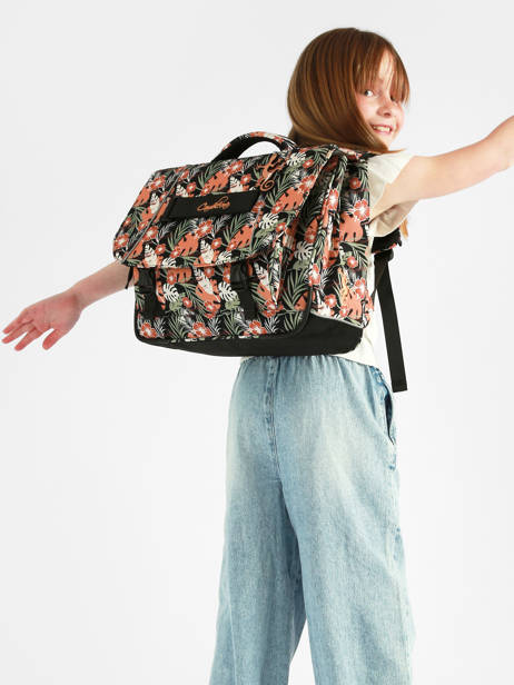 Cartable 2 Compartiments Cameleon Multicolore futur CA38 vue secondaire 2