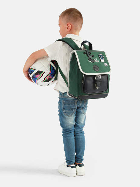 1 Compartment Backpack Vintage Urban Cameleon Green vintage urban SD30 other view 1
