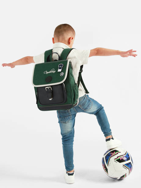 1 Compartment Backpack Vintage Urban Cameleon Green vintage urban SD30 other view 2