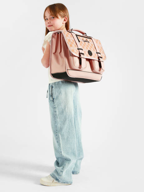 Cartable Vintage North Cameleon Rose vintage north CA41 vue secondaire 1
