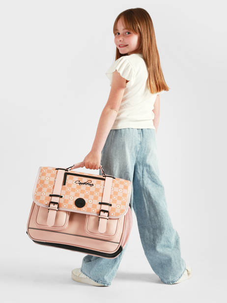 Cartable Vintage North Cameleon Rose vintage north CA41 vue secondaire 2