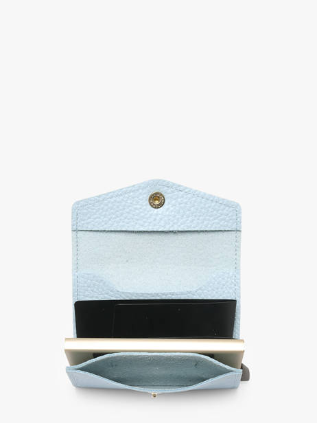 Porte-cartes Cuir Secrid Bleu pebble EPE vue secondaire 1