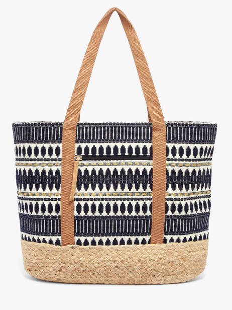Sac Porté épaule En-vau Coton Les tropeziennes Bleu en-vau TZ02 vue secondaire 4