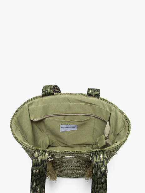 Sac Porté épaule Ile Du Levant Paille Les tropeziennes Jaune ile du levant TZ02 vue secondaire 3