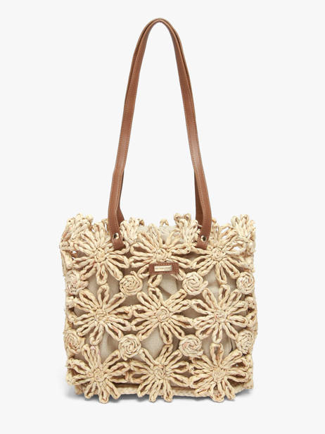 Sac Porté épaule Mediterranee Papier Les tropeziennes Beige mediterranee TZ02