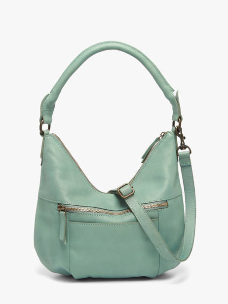 Sac Porté épaule Heritage Cuir Biba Bleu heritage BT29 vue secondaire 4