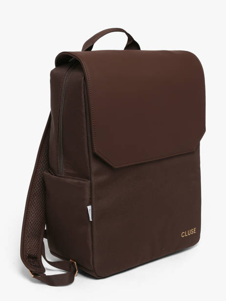 Sac à Dos Nuitée Cluse Marron backpack CX036 vue secondaire 2
