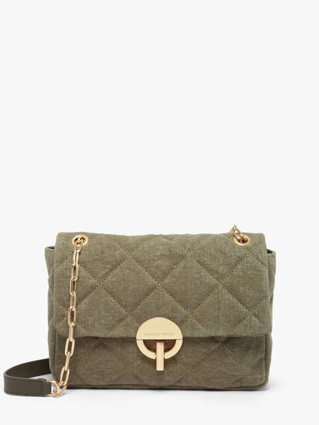 Grand Sac Bandoulière Moon En Lin Vanessa bruno Vert moon 70V40329