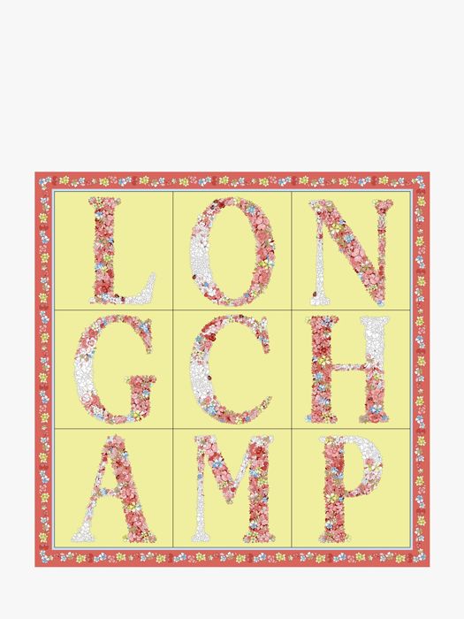 Longchamp Soie gots Etole Jaune
