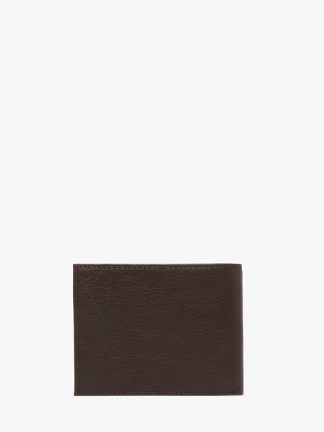 Portefeuille Danny Cuir Arthur & aston Marron danny 488 vue secondaire 3