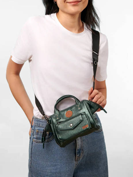 Sac Bandoulière Crossbody S Cabaia Vert crossbody S vue secondaire 1