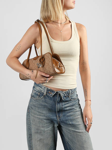Shoulder Bag Emblem Calvin klein jeans Beige emblem 4F3744G other view 1