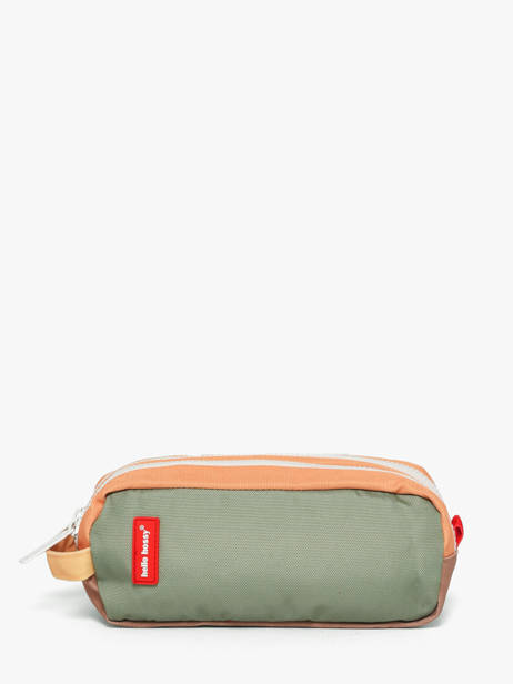 2-compartment Pouch Hello hossy Green cool kids M