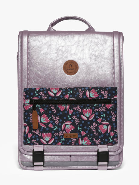 2-compartment Backpack Cabaia Violet school L other view 2