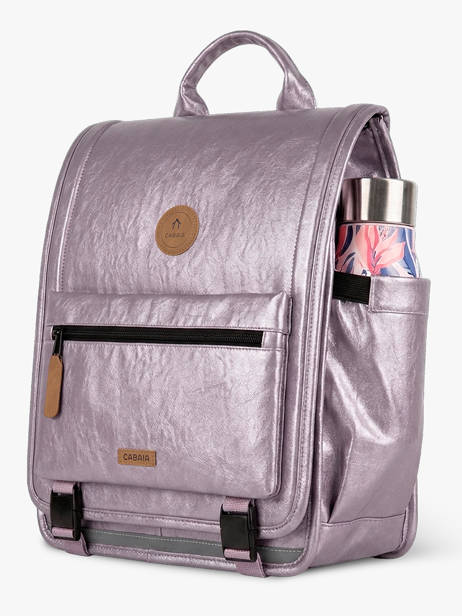 2-compartment Backpack Cabaia Violet school L other view 3