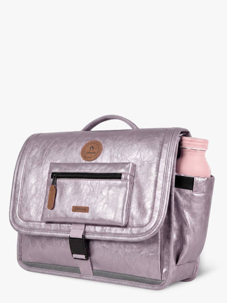 2-compartment Satchel Cabaia Violet school S other view 3