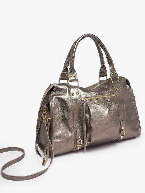 A4 Size Shoulder Bag Nine Milano Silver nine NI24095O other view 1