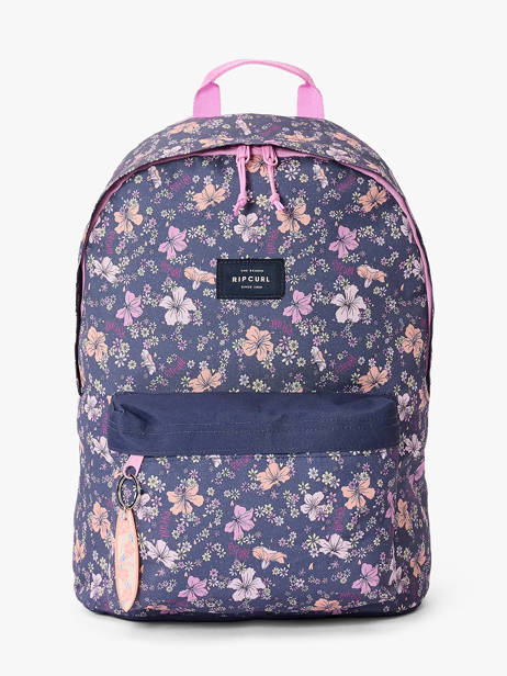 Sac à Dos 1 Compartiment Rip curl Bleu mixed 50WBA vue secondaire 2
