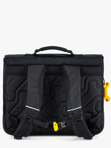 Cartable Cedar 2 Compartiments Stones and bones Noir boys B vue secondaire 4