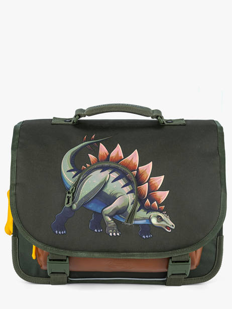 Cartable 2 Compartiments Stones and bones Vert boys B
