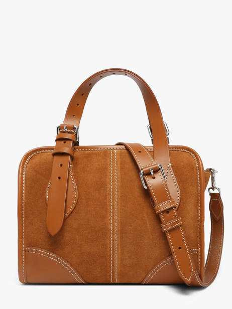 Sac Le Cabas S La Suite Cuir Paul marius Marron la suite CABSSSUI vue secondaire 3