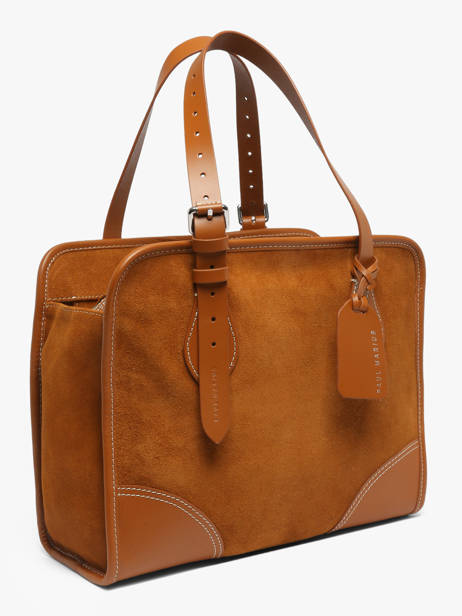 Shoulder Bag La Suite Leather Paul marius Brown la suite CABASSUI other view 1
